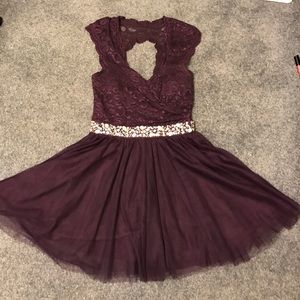 Dark purple semi-formal dress!