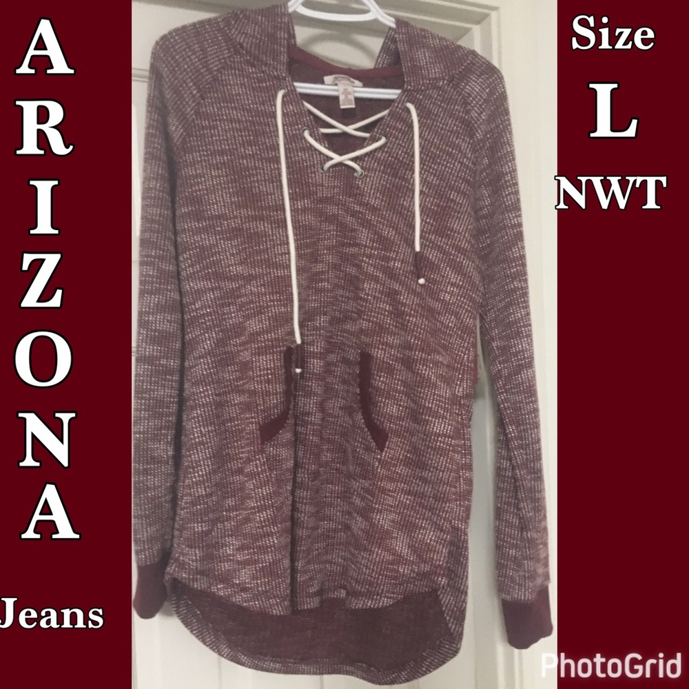 NWT! Hoodie by Arizona Jeans.