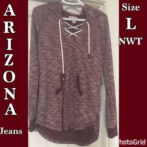 NWT! Hoodie by Arizona Jeans.