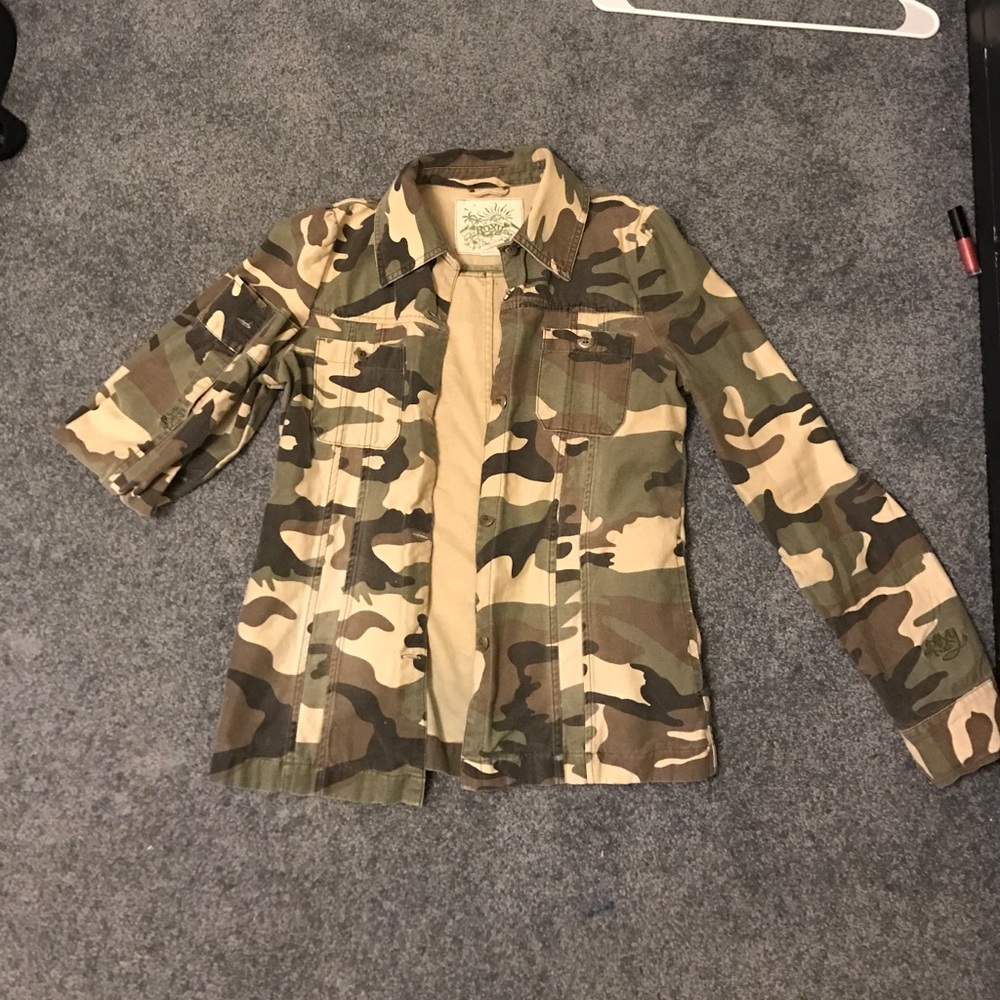 Roxy camo jacket!