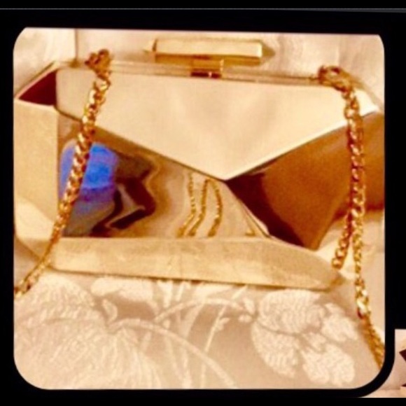 TREESJE Asymmetry Clutch Metal2 High Gloss Gold - Picture 2 of 7