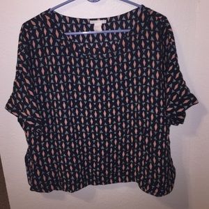 Geometric pattern shirt