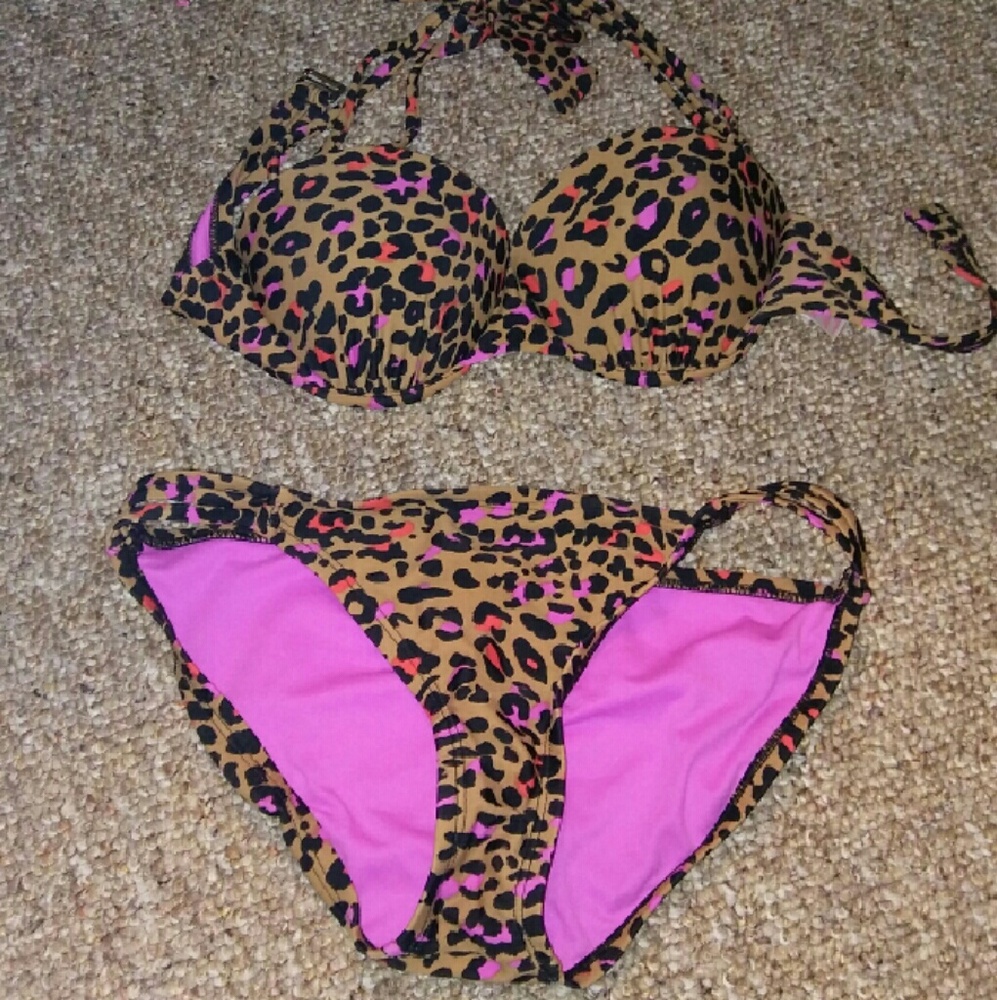 Xhilaration leopard print bikini