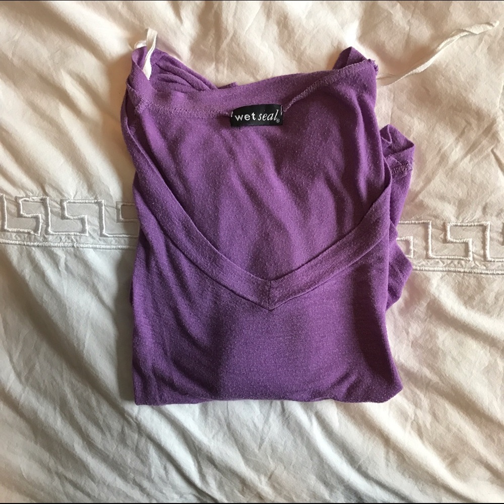Purple shirt