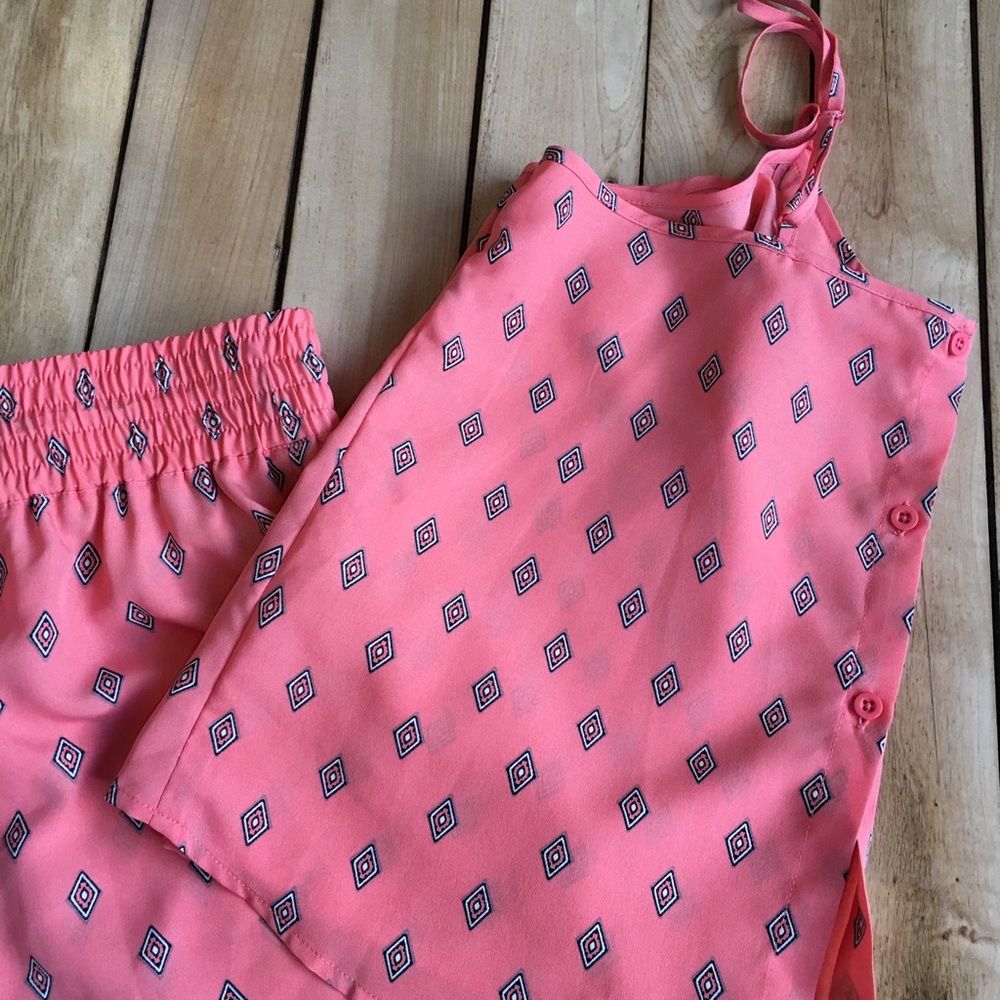 Jack by bb dakota coral crop with button up back - Picture 3 of 4