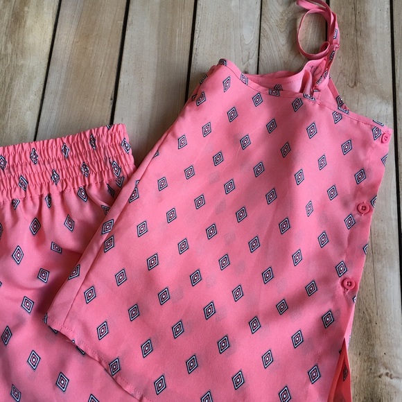 Jack by bb dakota coral crop with button up back - Picture 3 of 4