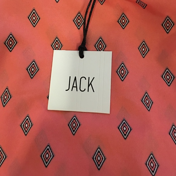 Jack by bb dakota coral crop with button up back - Picture 4 of 4