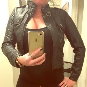 Sexy biker jacket