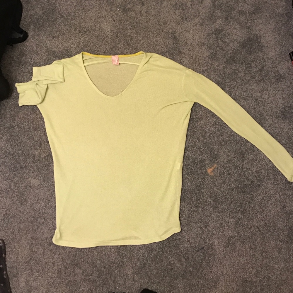 Light green light sweater