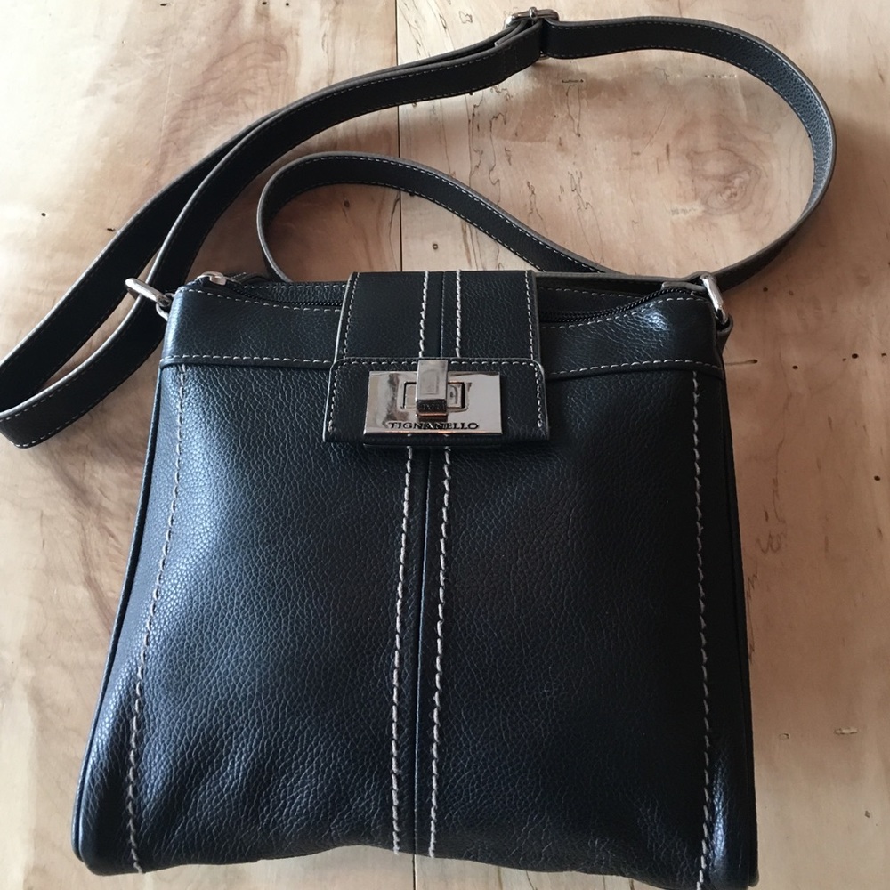 Tignanello Black Crossbody bag