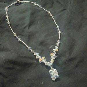 Handmade sawvorski crystal necklace