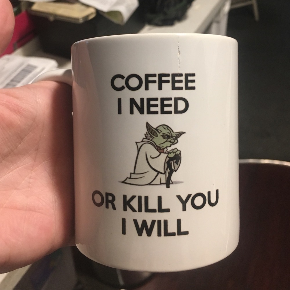 New star Wars Yoda coffee mug