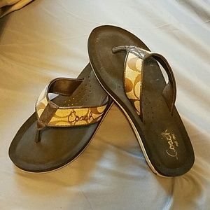Coach Flip Flops