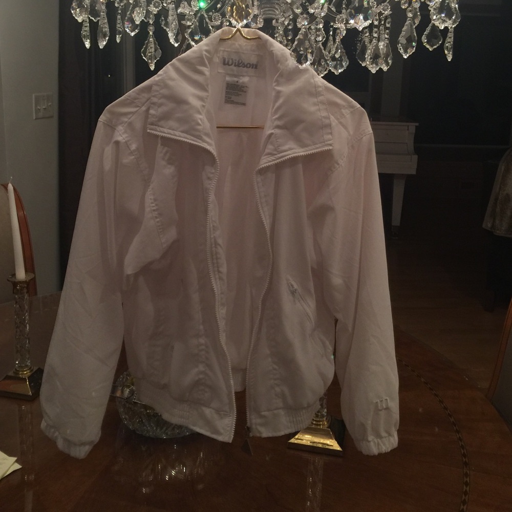 Wilson white Tennis Jacket