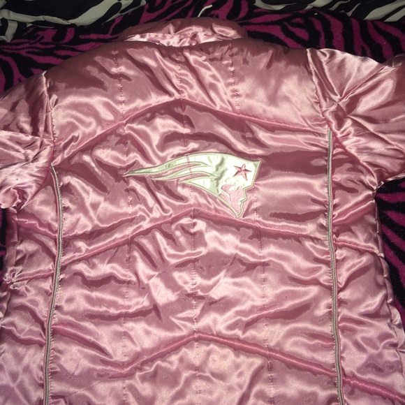 Official Girls Pink Patriots Jacket. - Picture 1 of 4