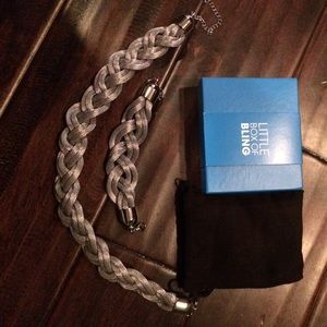 Matching necklace and bracelet set