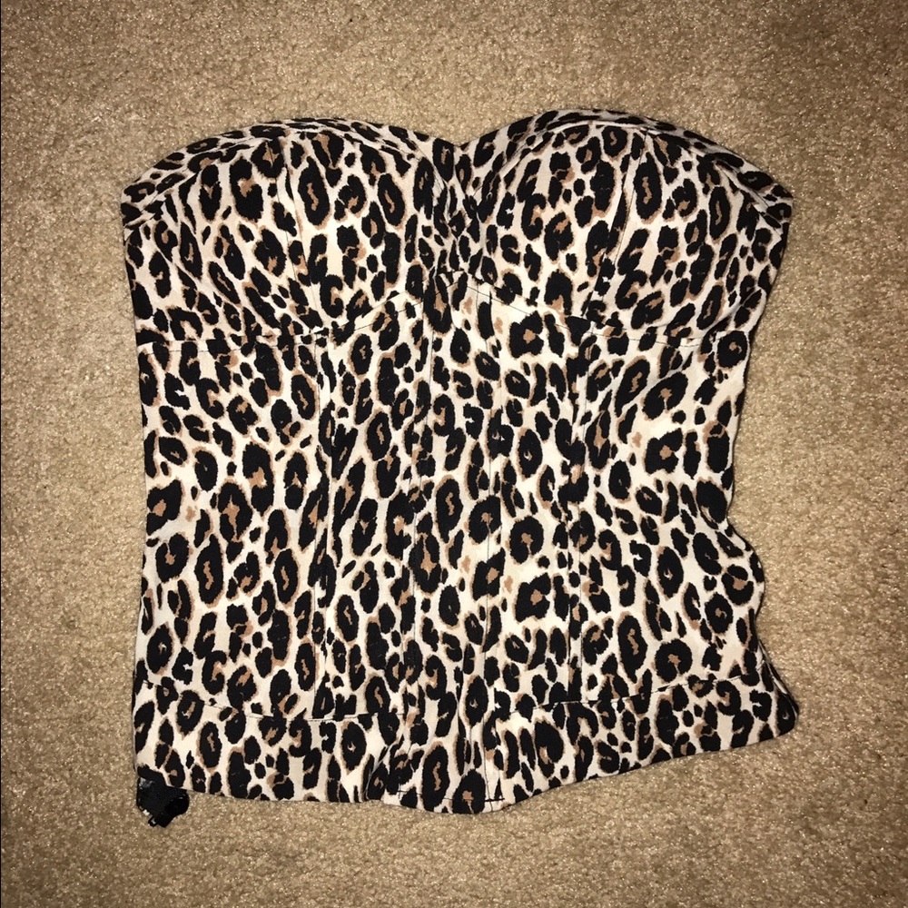 Leopard corset