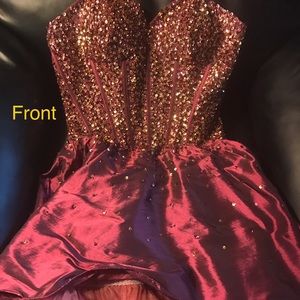 Short fancy dress - great for proms & Homecoming