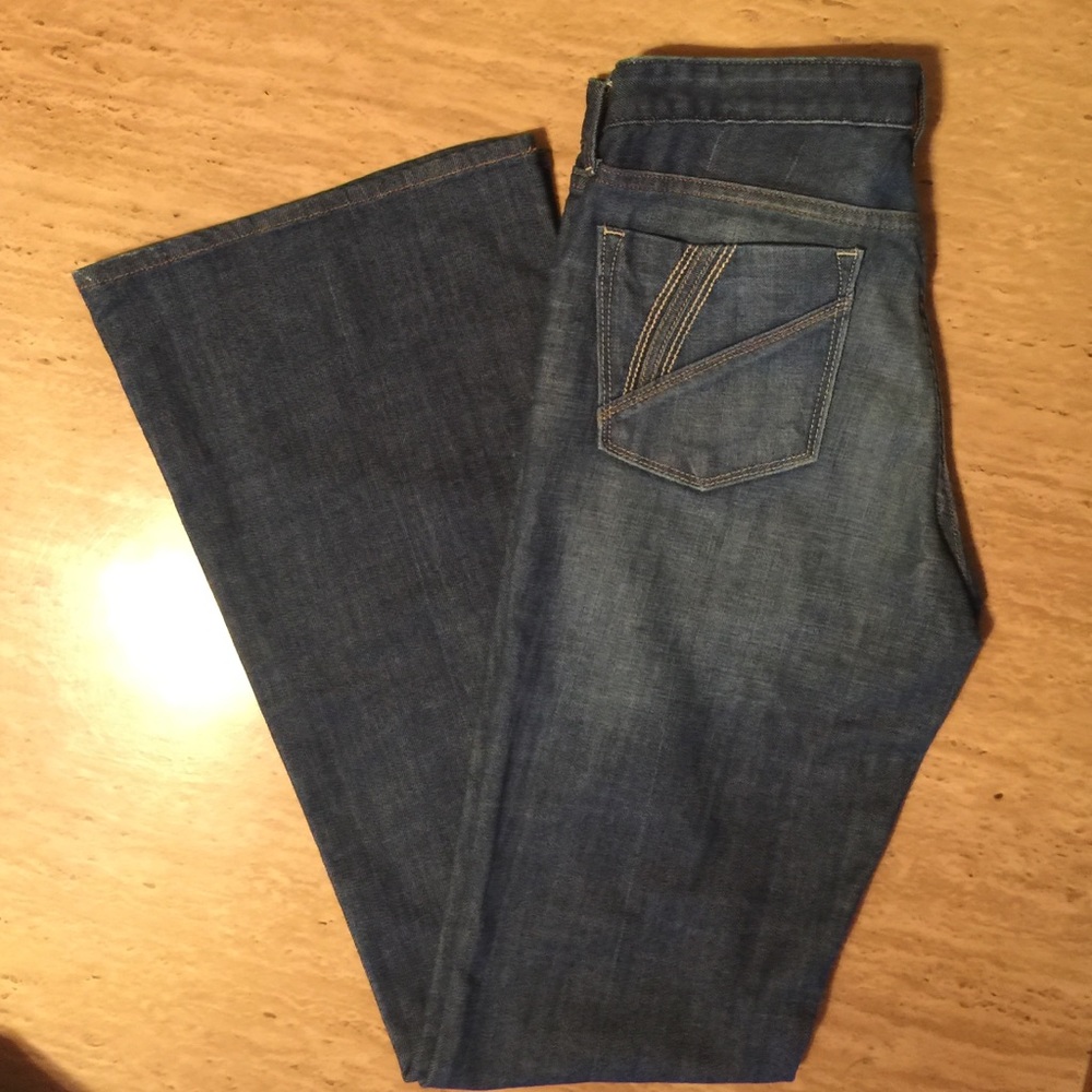 GAP PREMIUM FLARE JEANS Size:  8 Long
