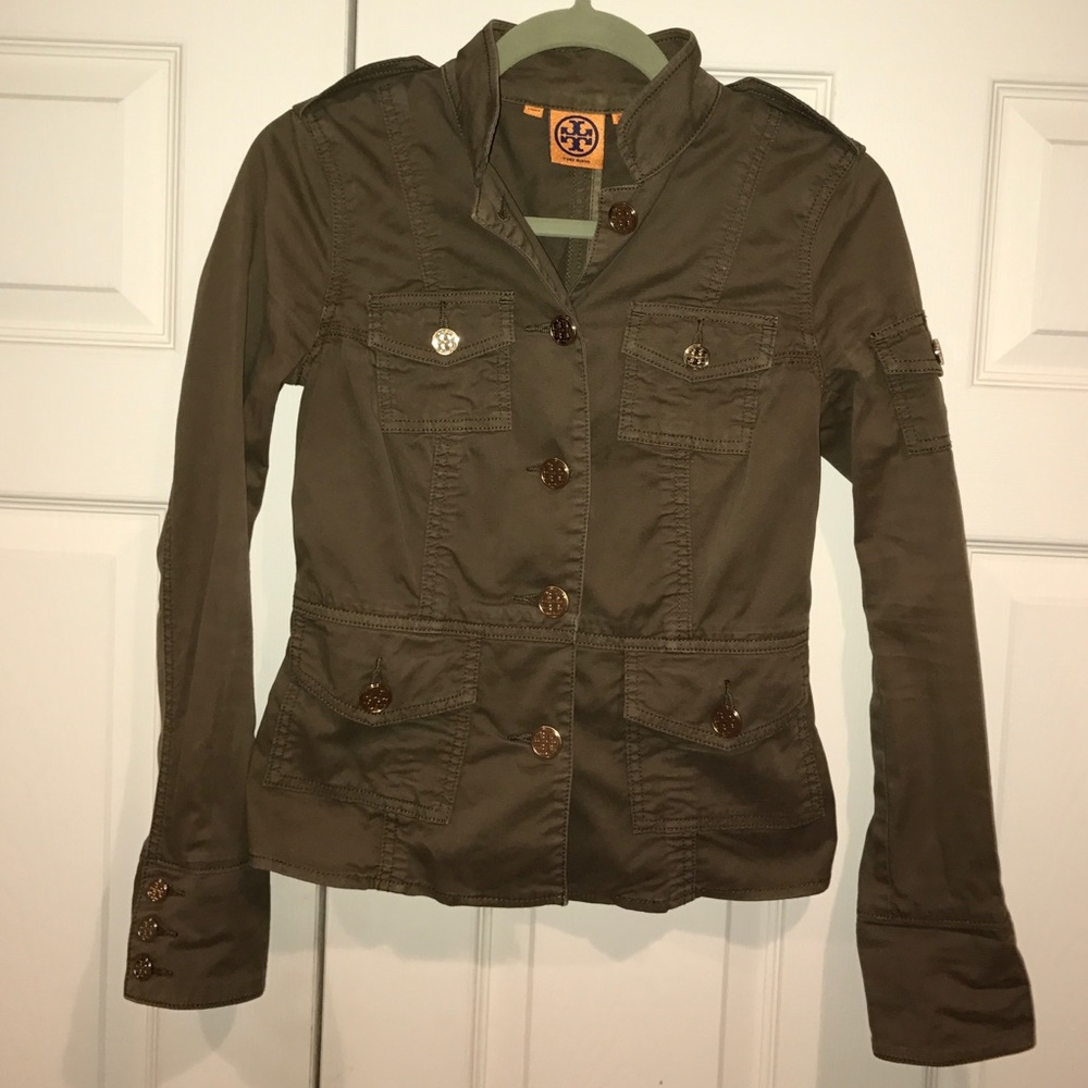 Tory Burch Sgt Pepper Jacket in Olive