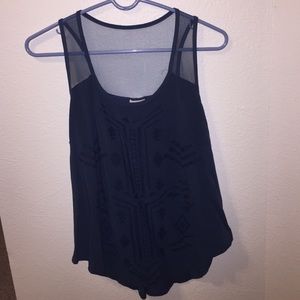 Navy blue tank