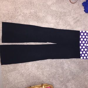 PINK VICTORIA SECRET BOOT LEGGED LEGGINGS
