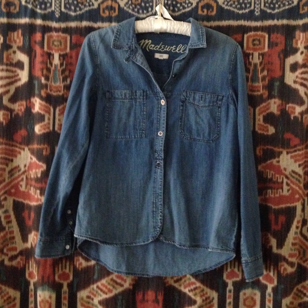 Madewell denim shirt size Large