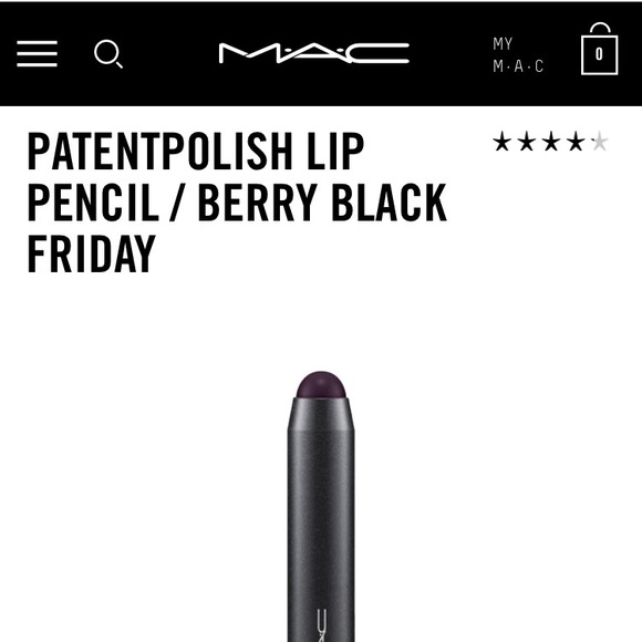 MAC Cosmetics Other - MAC Patent Polish Lip Pencil in Berry Black Friday