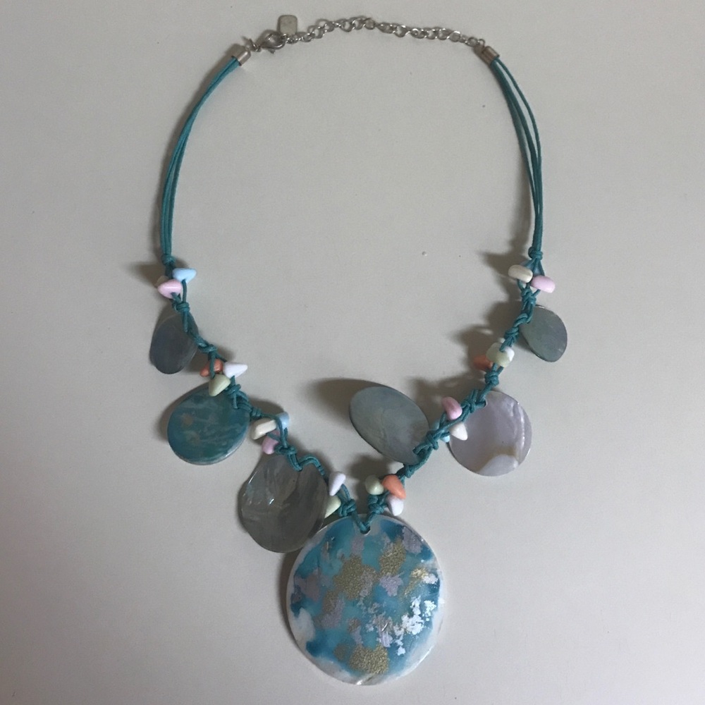 Turquoise Shell Necklace