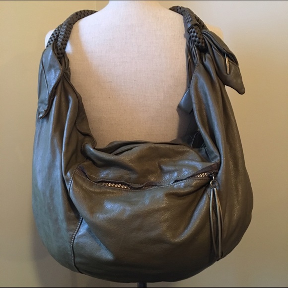 Dautore Handbags - 💜TO GO TO THREDUP IF NOT BOUGHT💜 Olive Green Dautore Leather Hobo Bag