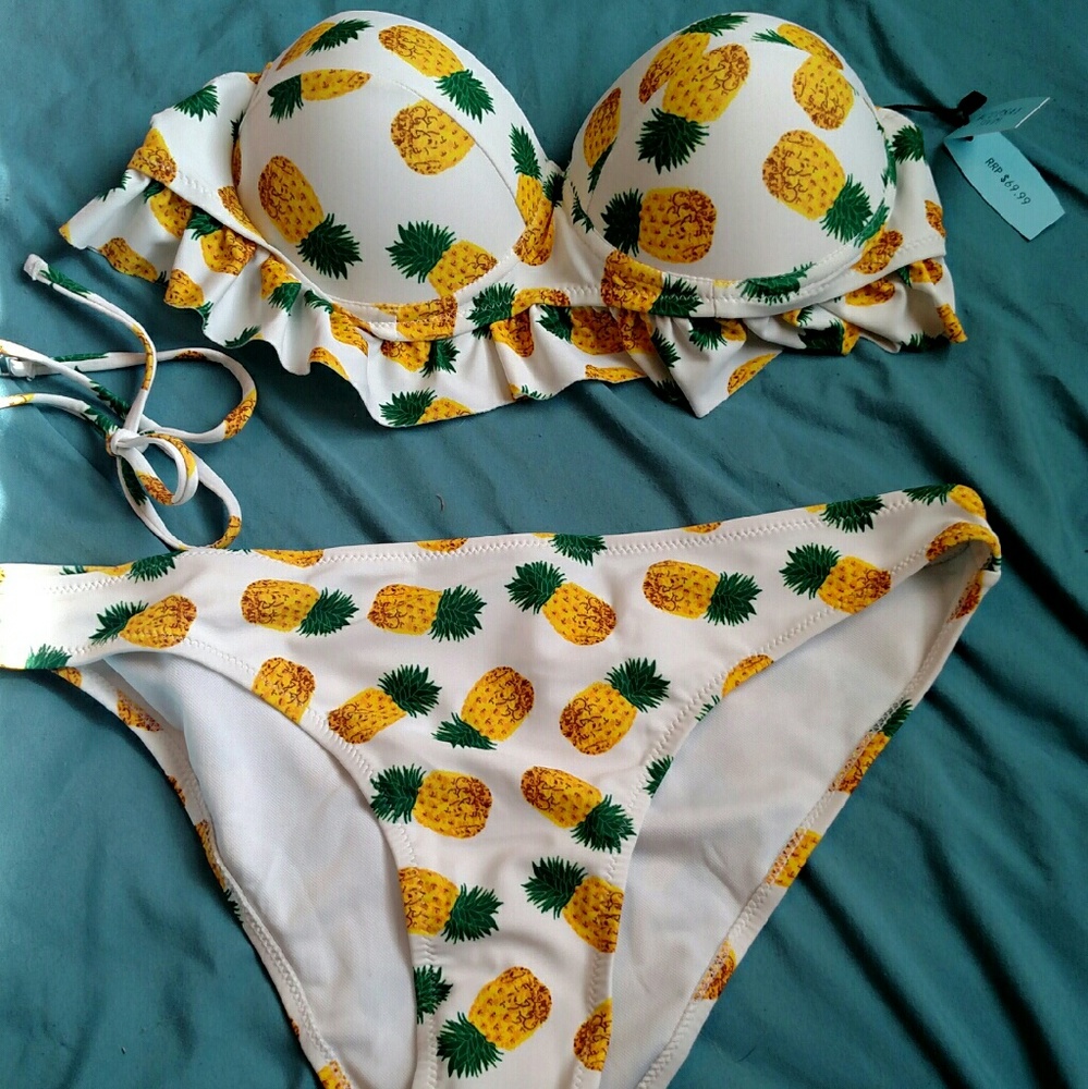 Pineapple bathing suit