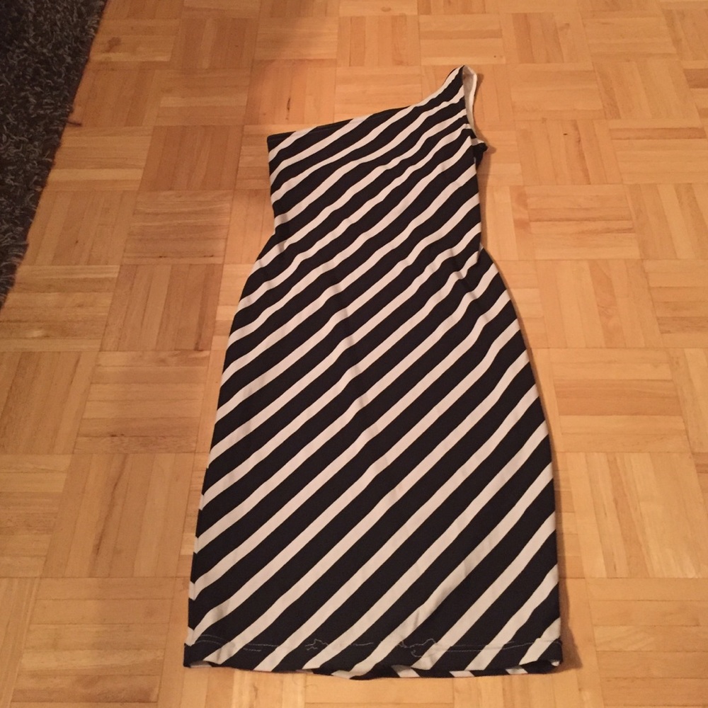 VS one shoulder dress