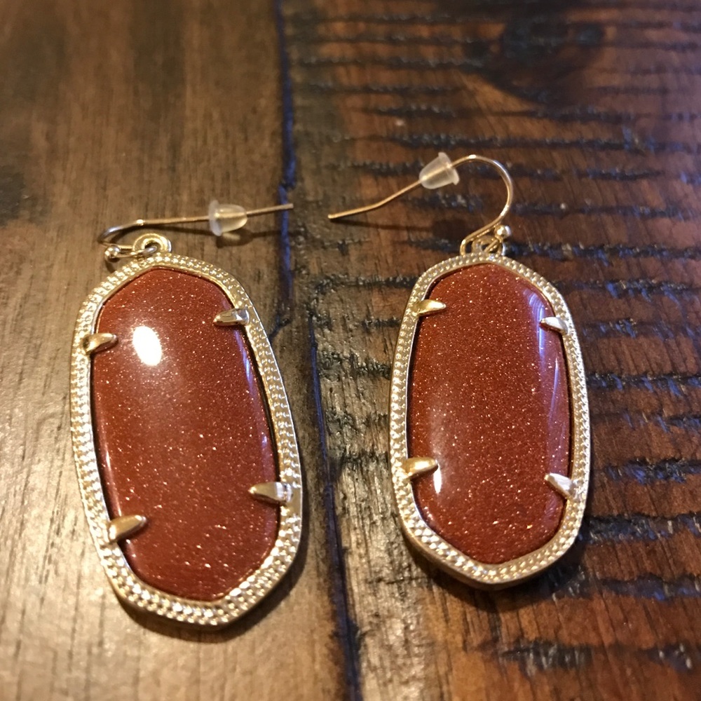 Elle Earrings In Goldstone