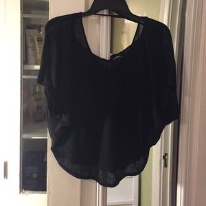 Black, cheetah prong and see through top