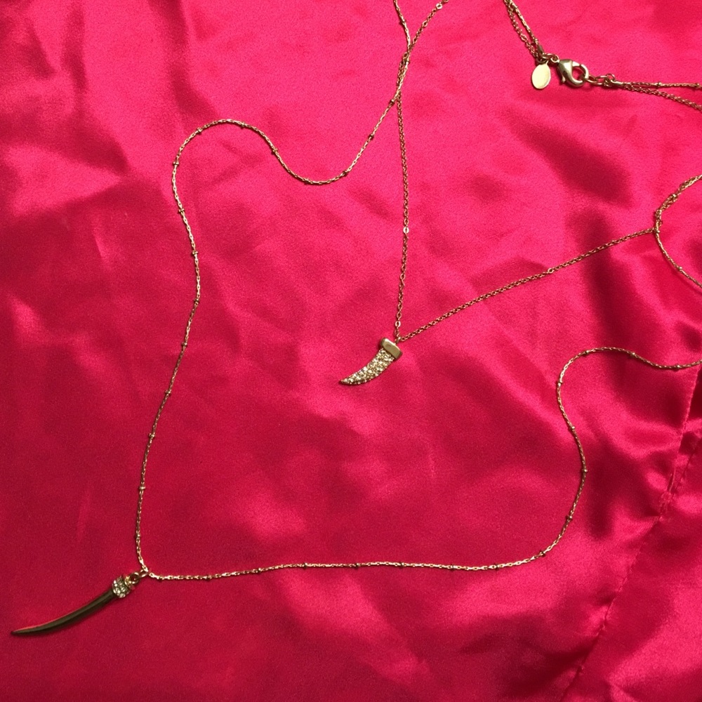 EXPRESS double gold necklace