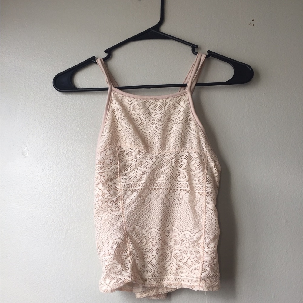 Laced crop top