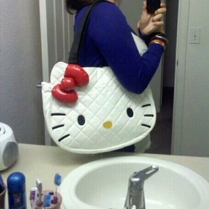 Hello kitty tote bag