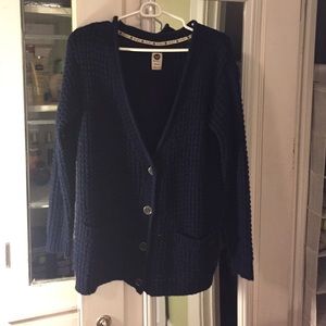 Dark blue Roxy Cardigan.