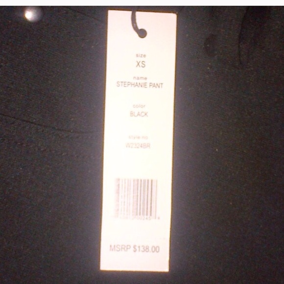 NWT W118 Walter Baker stretch black leggings xs - Picture 3 of 5