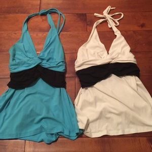 2 Bebe halter tops medium. Tank top Bebe
