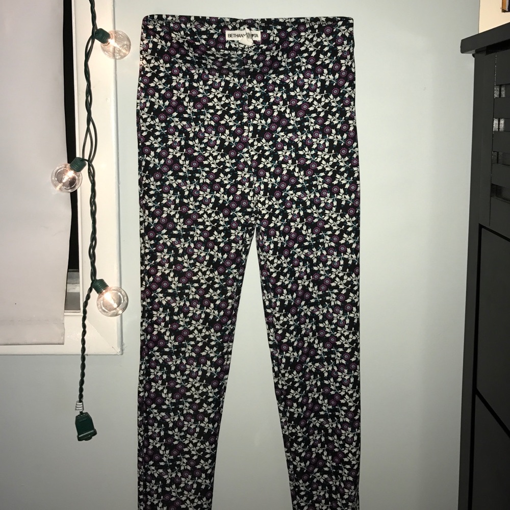 Spandex material work out pants