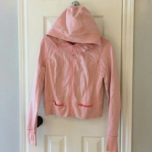 Lululemon pink zip up hoody