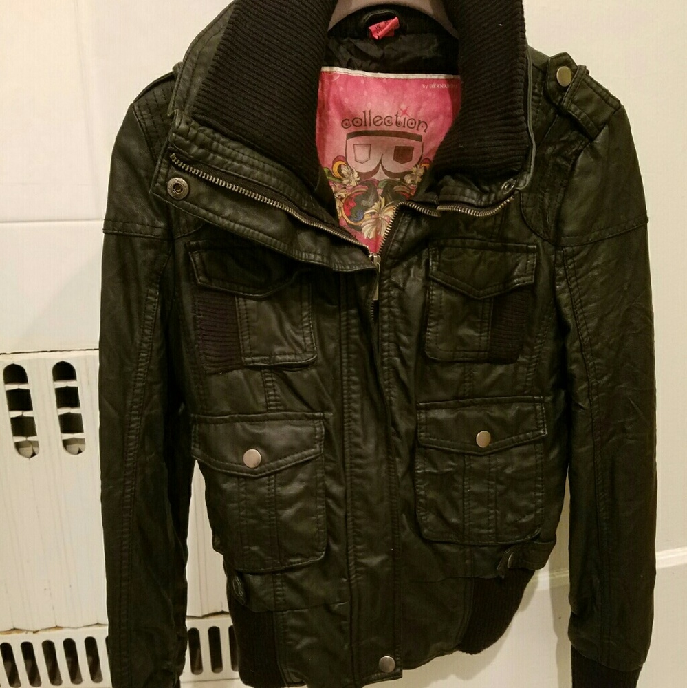 Collection B Leather Jacket - Picture 2 of 4