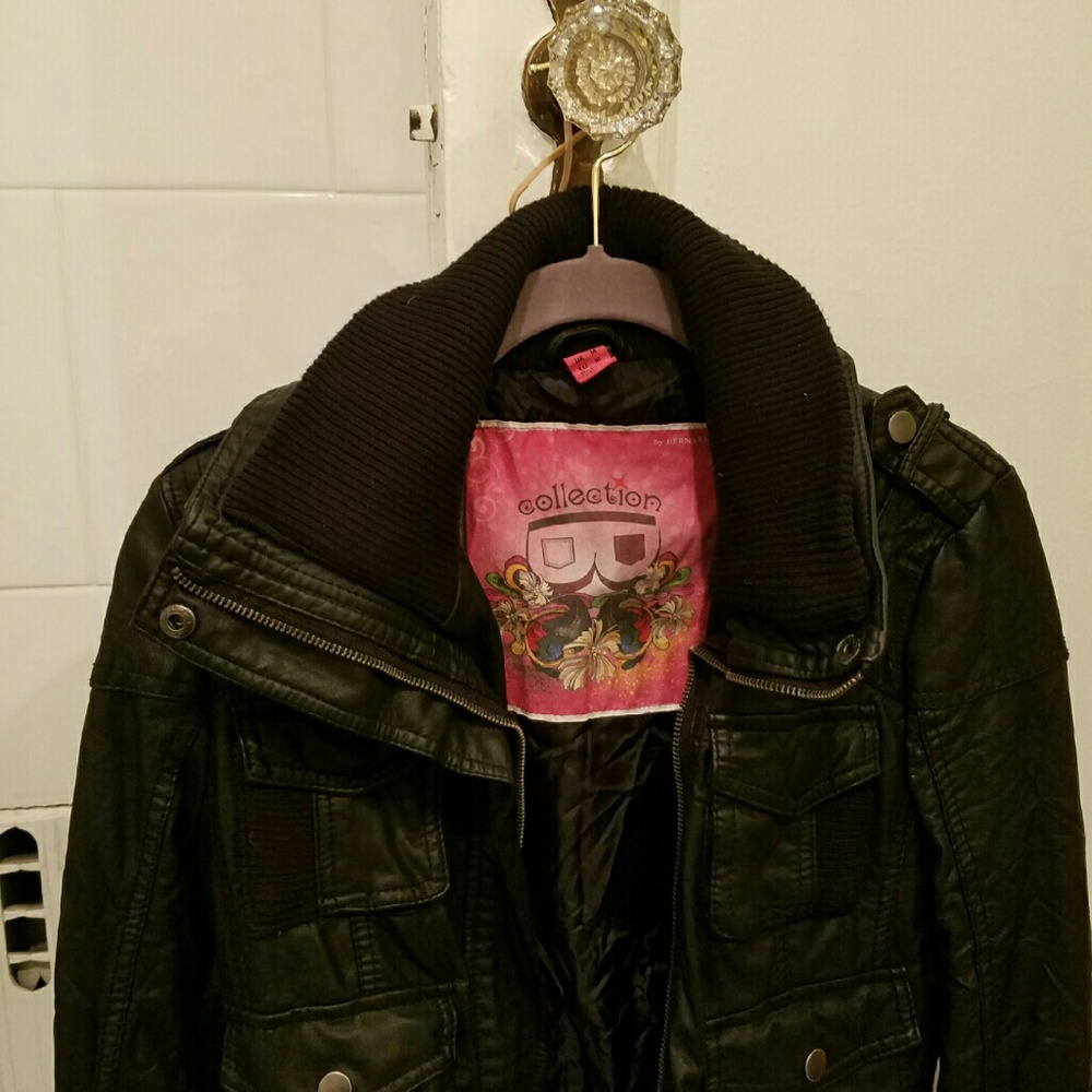 Collection B Leather Jacket - Picture 4 of 4
