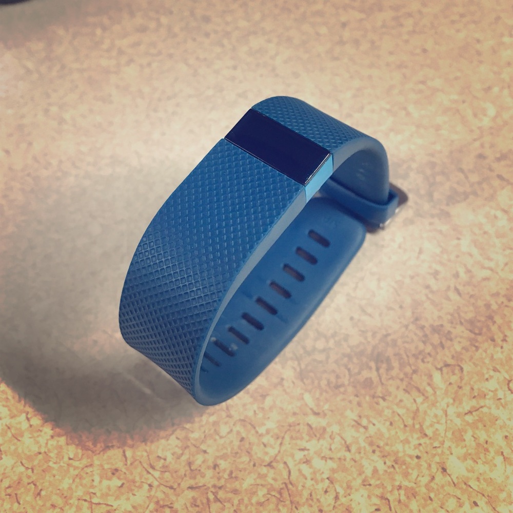Blue Fitbit Charge HR