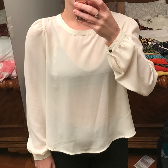 Forever 22 sheer blouse - Picture 1 of 3