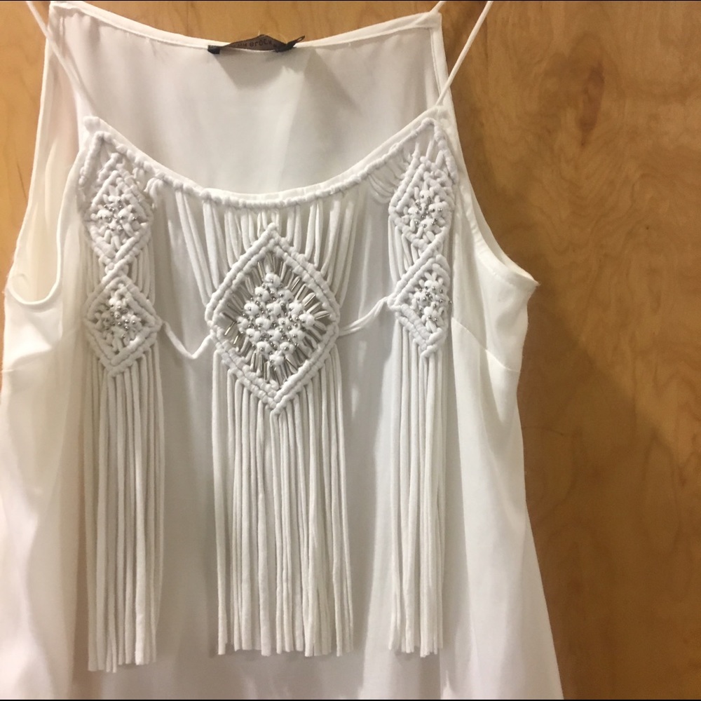 Fringe bead Tank - Picture 2 of 2
