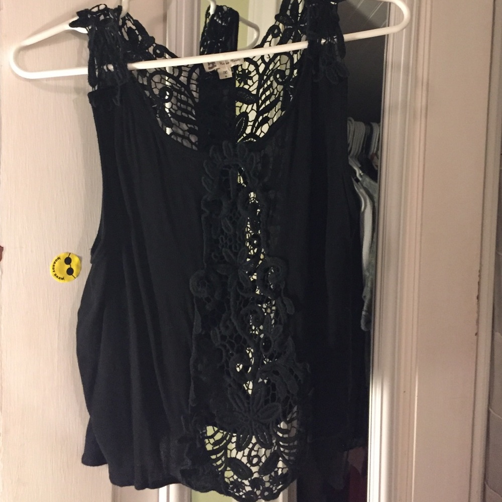Black Lace Tank