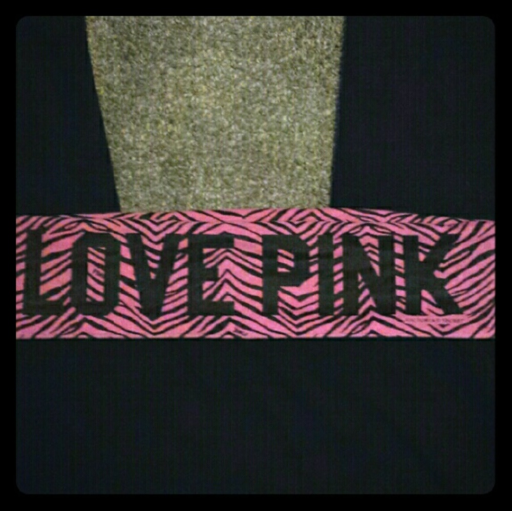 💕VS Pink zebra print bootcut yoga pants💕