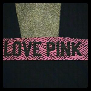 💕VS Pink zebra print bootcut yoga pants💕